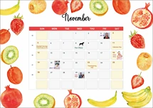 Stylish calendar cells